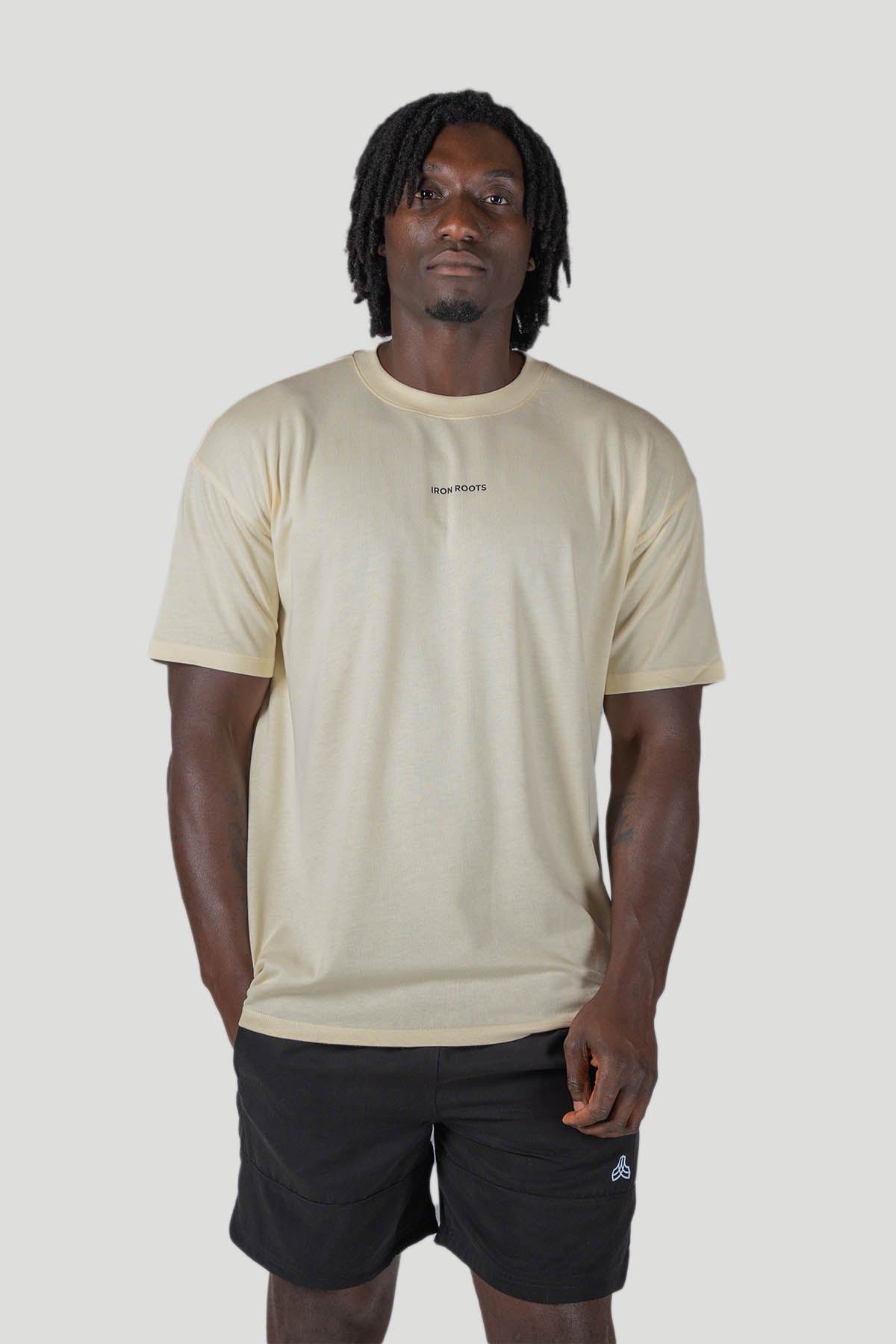 Iron Roots x Repeat Wood T-Shirt White Sand