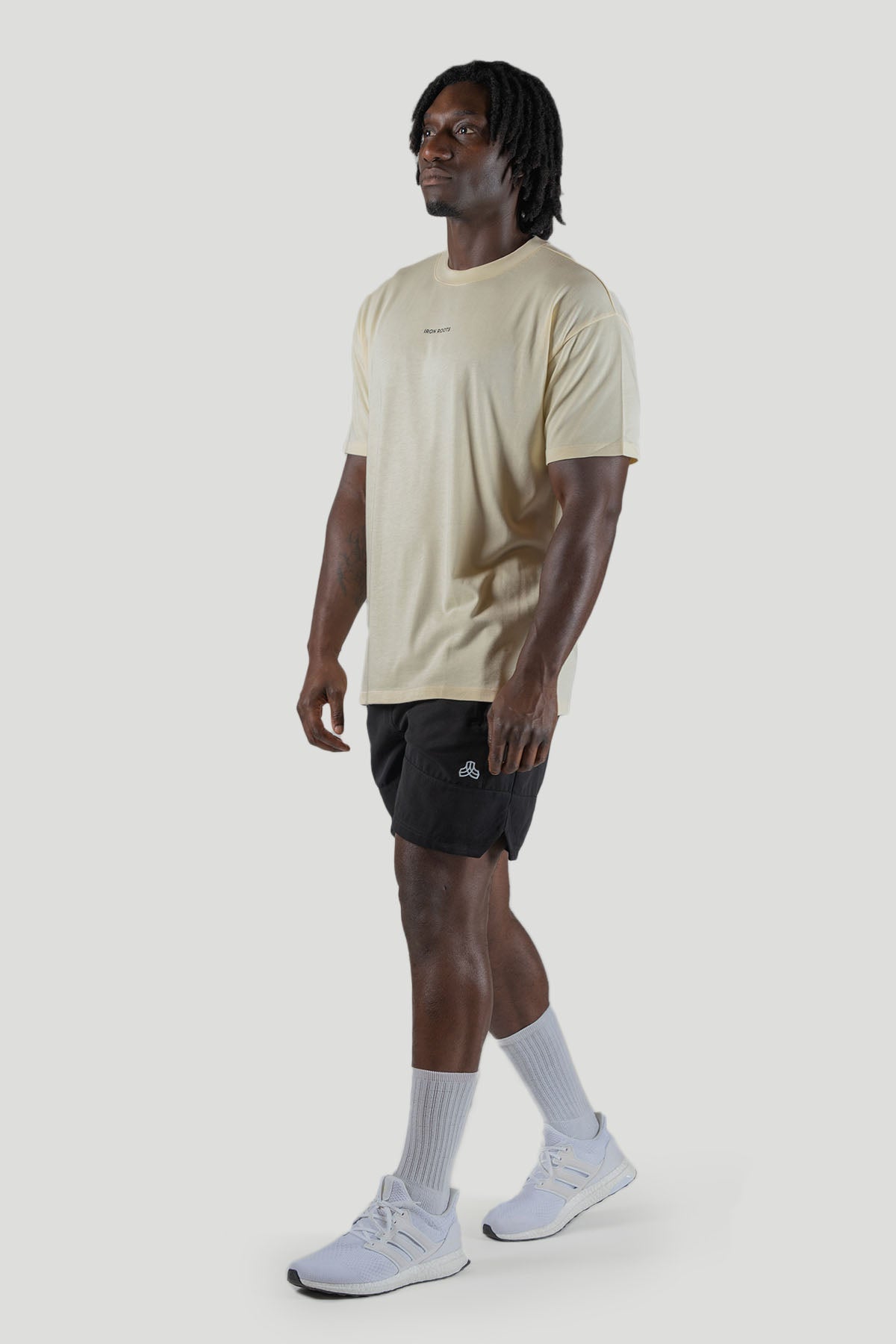 Iron Roots x Repeat Wood T-Shirt White Sand