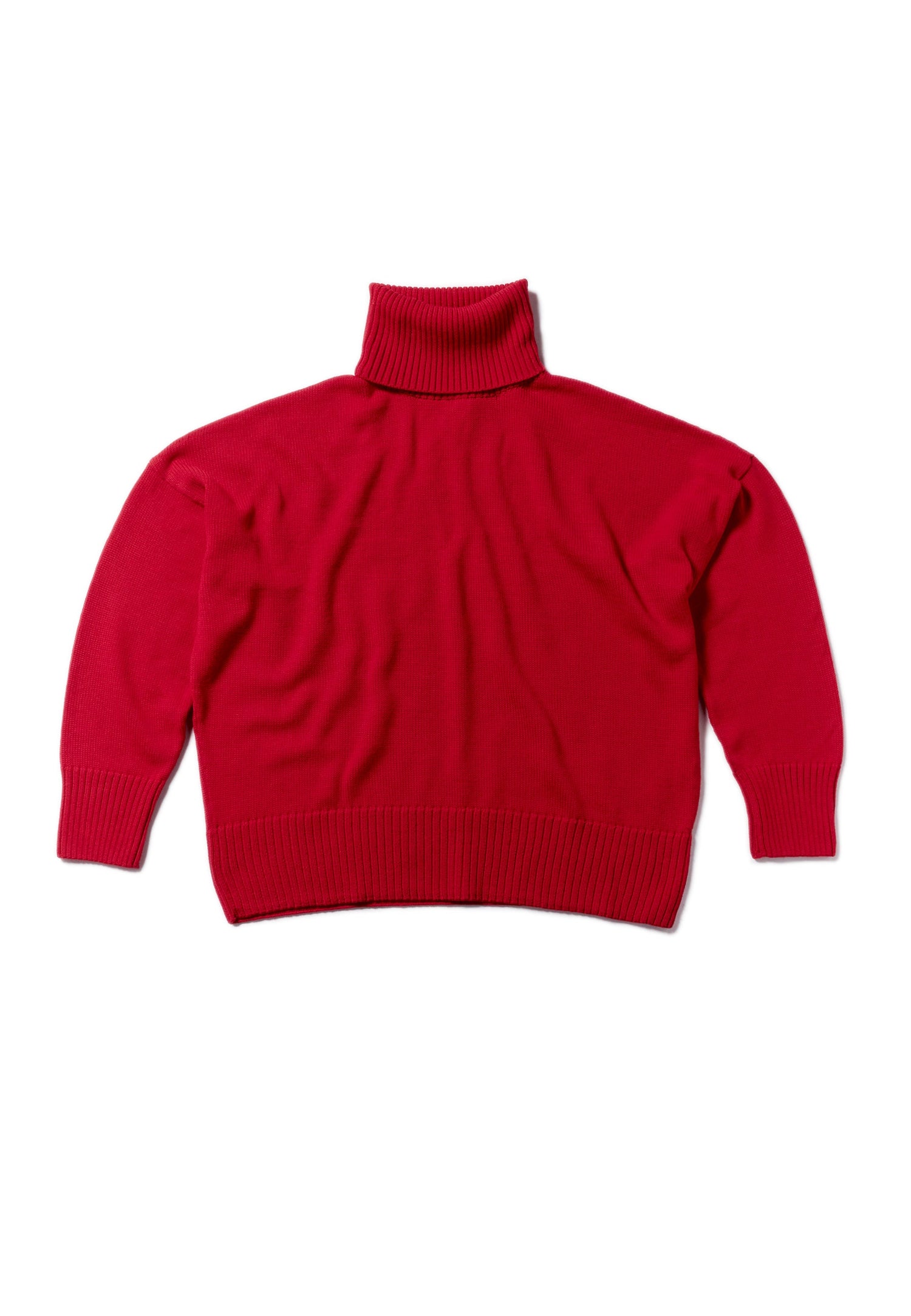Heavy Roll Neck Red