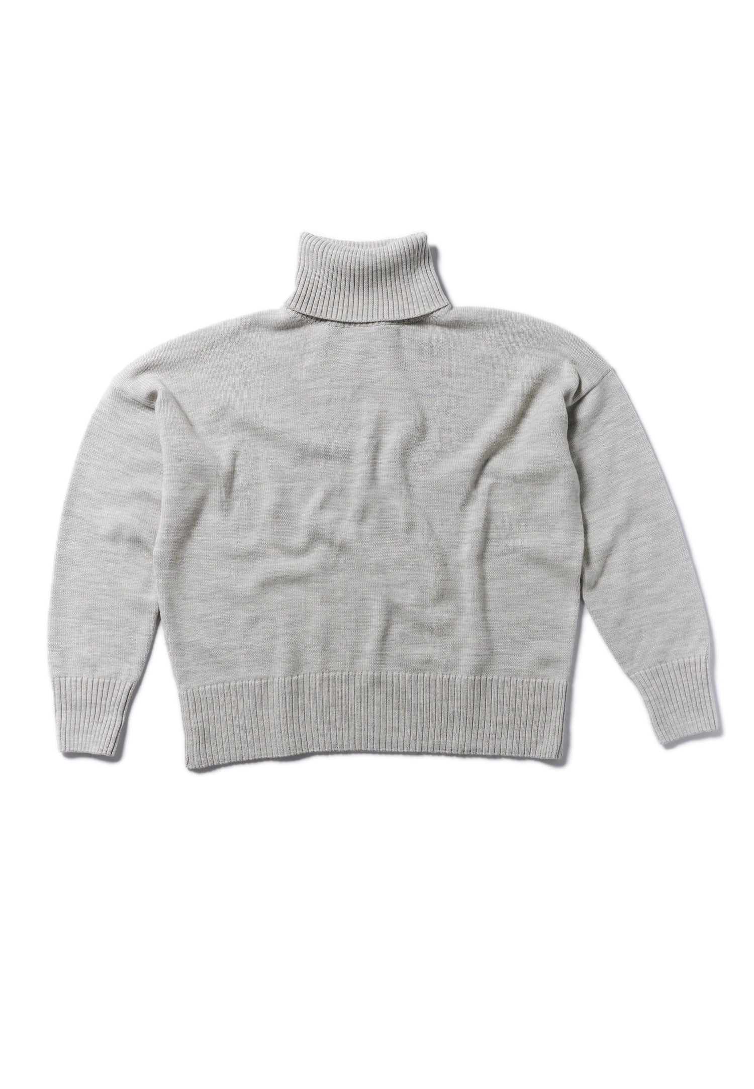 Heavy Roll Neck Grey