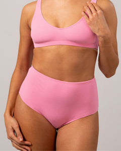 Highwaist Bikini Briefs Pink
