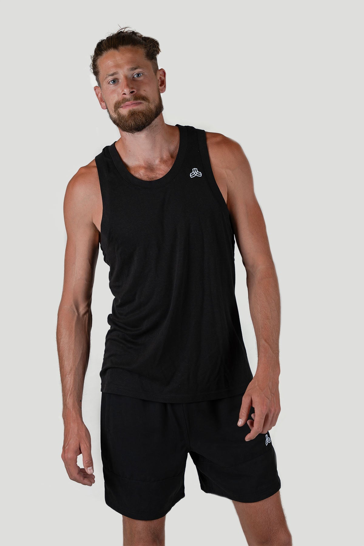 PF14.Wood Tank Top Black