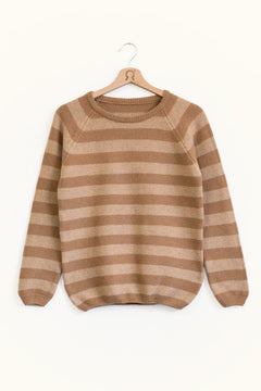 Tessa Recycled Cashmere Striped Sweater