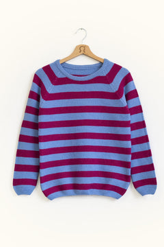 Tessa Recycled Cashmere Striped Sweater