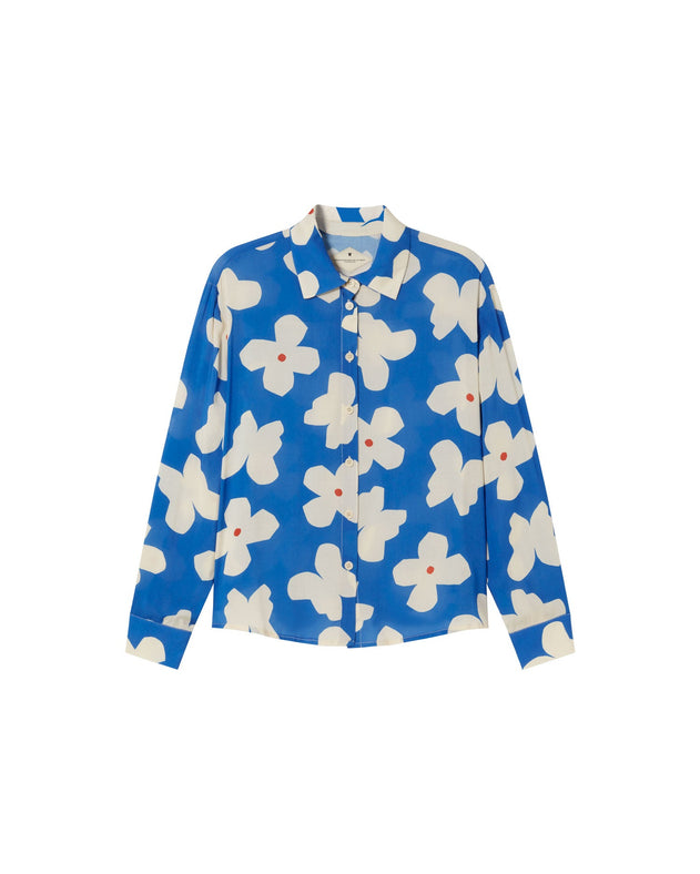 Kati Blouse Butterfly Blue