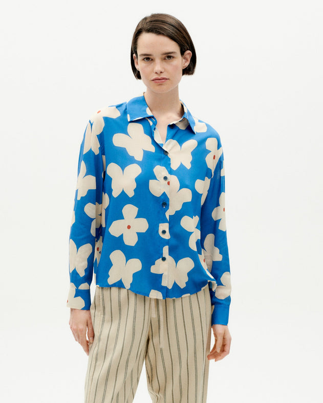Kati Blouse Butterfly Blue