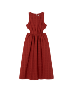 Cuadrito Kin Dress Red