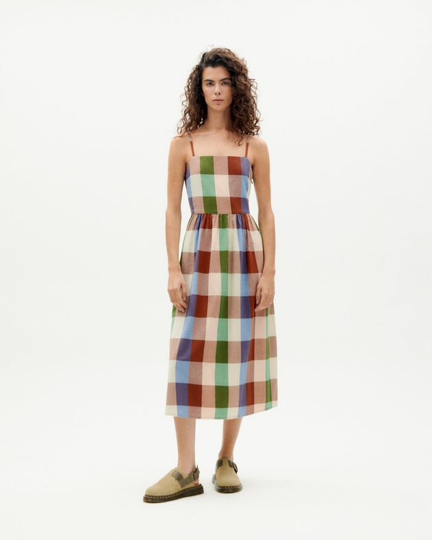 Paola Dress Multicolor Check