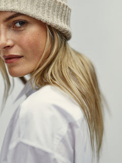 Beanie In Soft Recycled Cashmere Mix