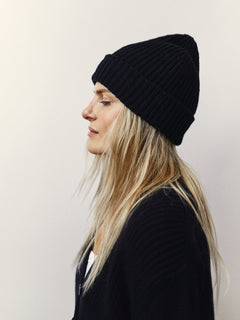 Beanie In Soft Recycled Cashmere Mix