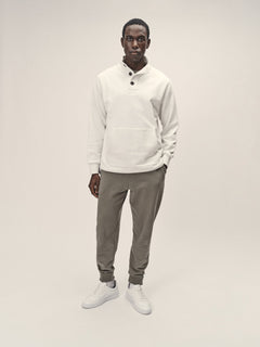 Organic Cotton Stand-Up Collar Sweatshirt