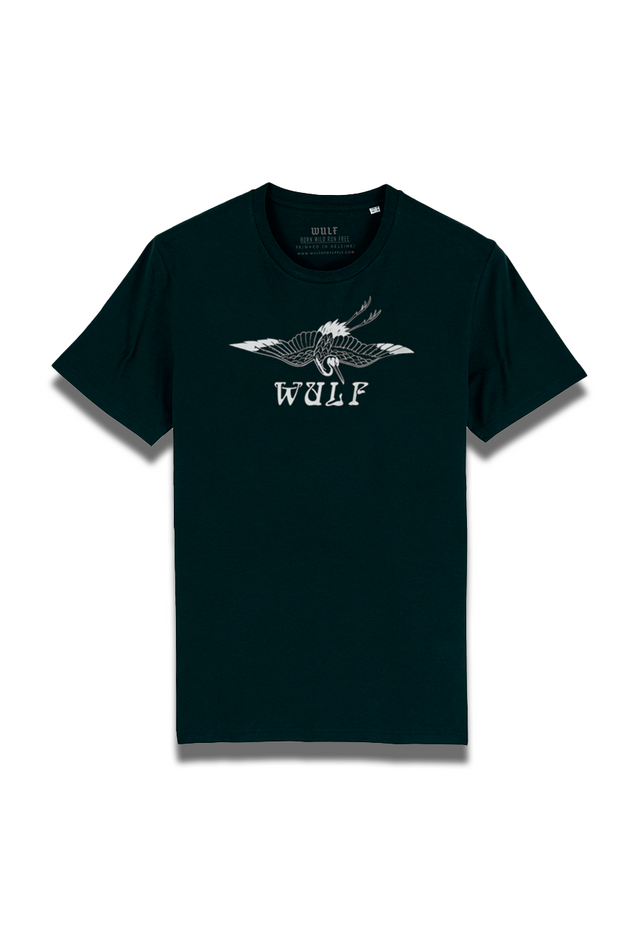Wulf Crane T-Shirt Black