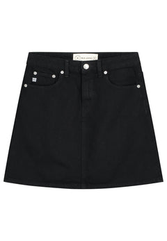 Sophie Rocks Denim Skirt Dip Black