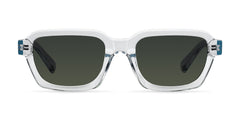 Adisa Sunglasses Sky Blue/Olive Green