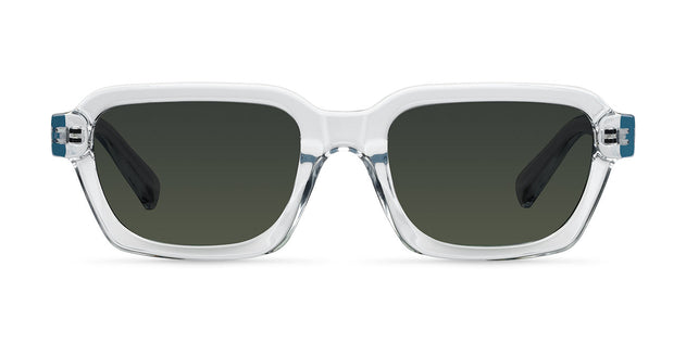 Adisa Sunglasses Sky Blue/Olive Green