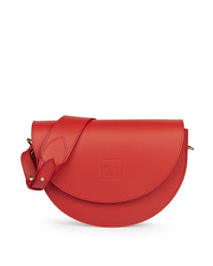 Leandra Saddle Bag Red