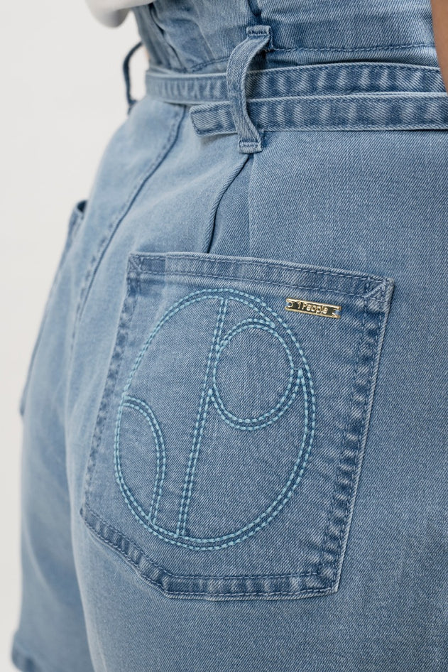 Montana Denim Shorts Sky