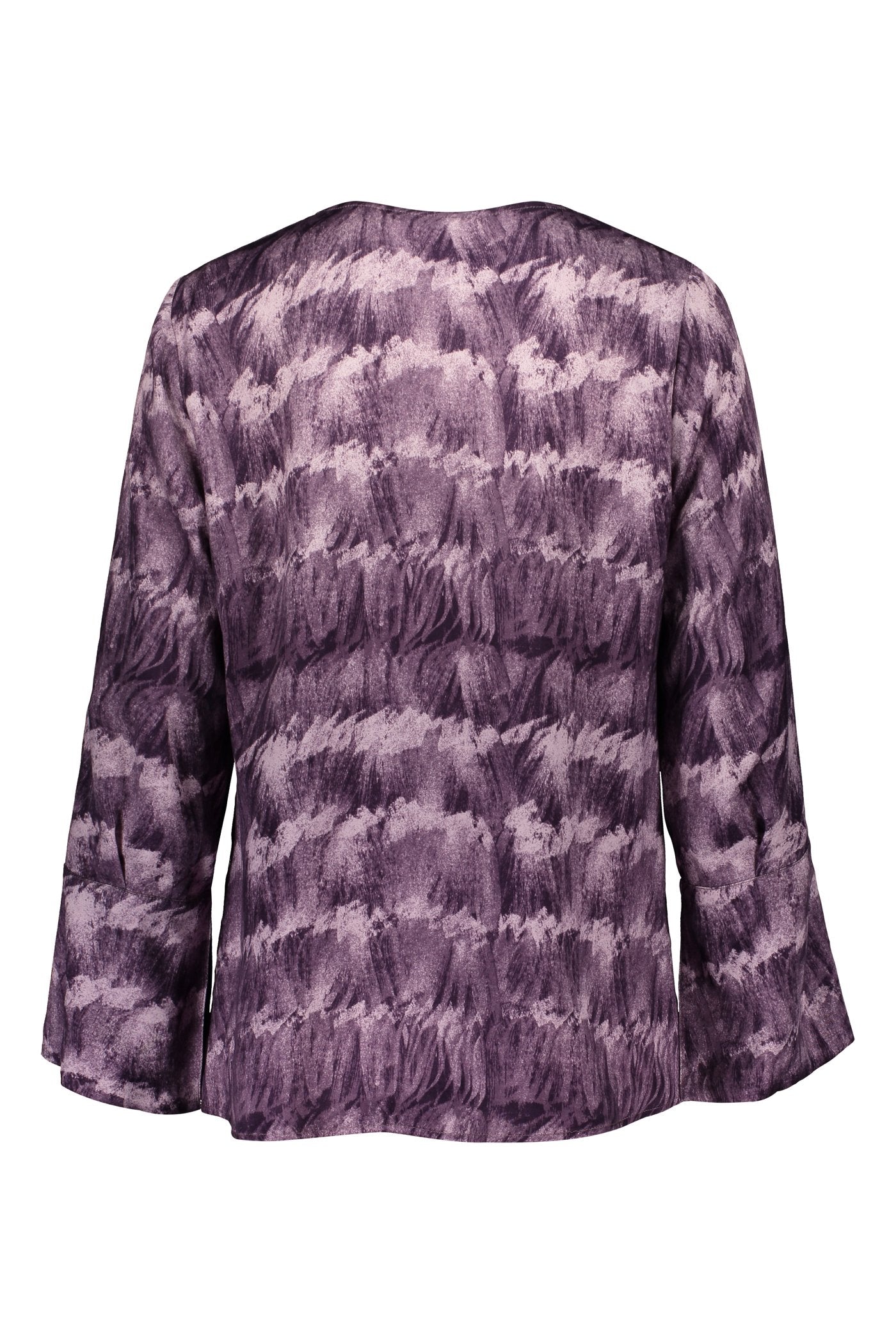 Ellie Print Blouse Mauve Multicolour