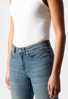 Faye Straight Jeans Medium Fade