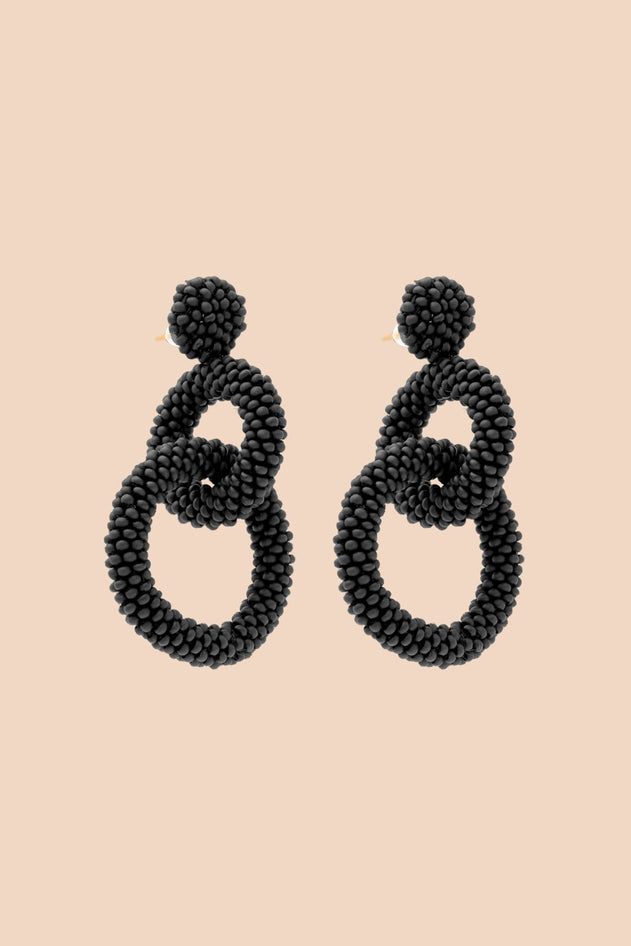 Gia Earrings Black