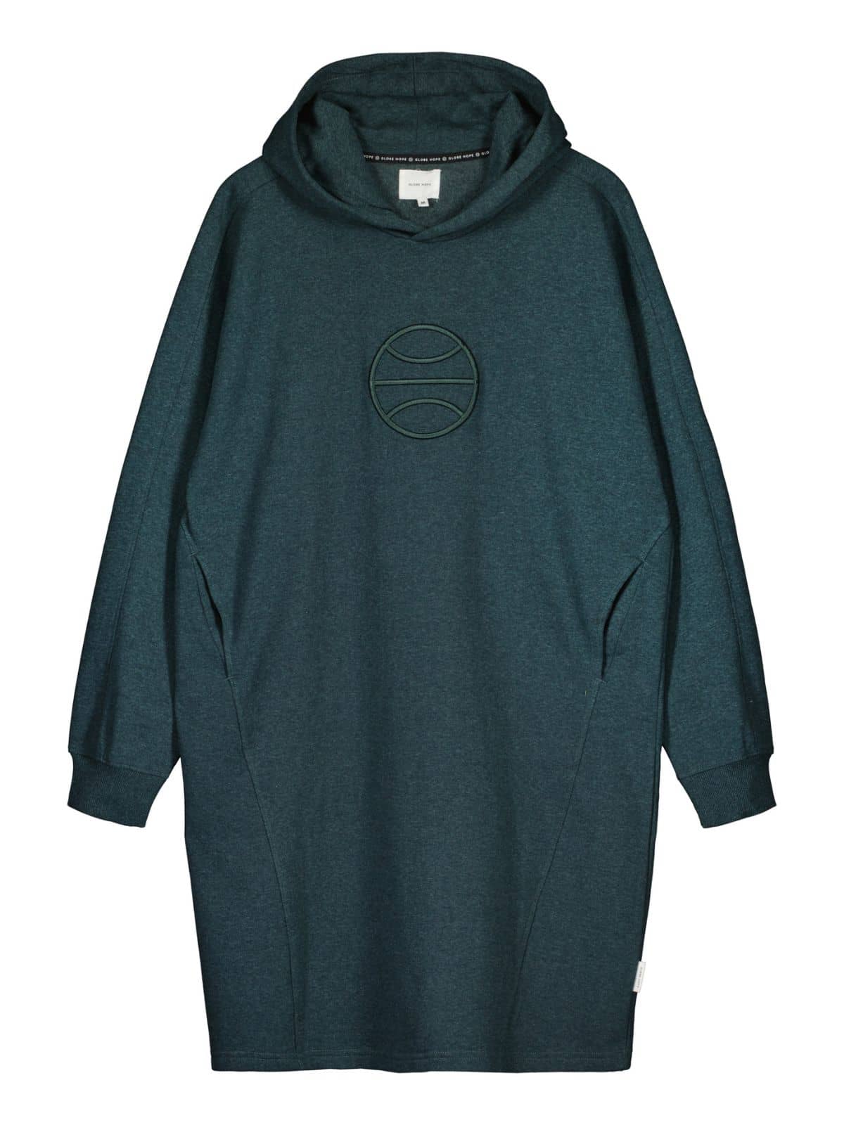 Kuerlinka Hoodie Dress Sea Green