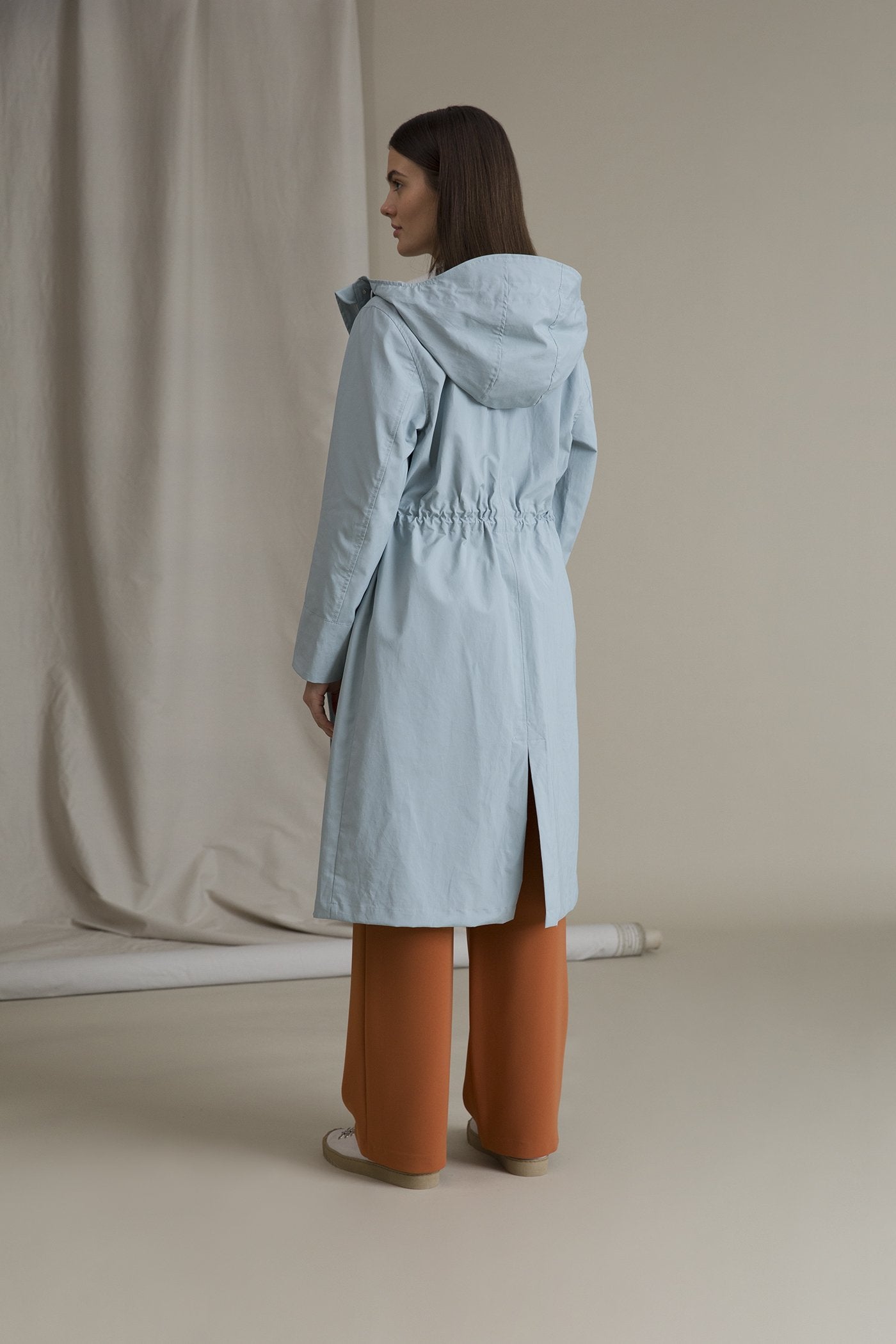 Irene Parka Coat Aqua