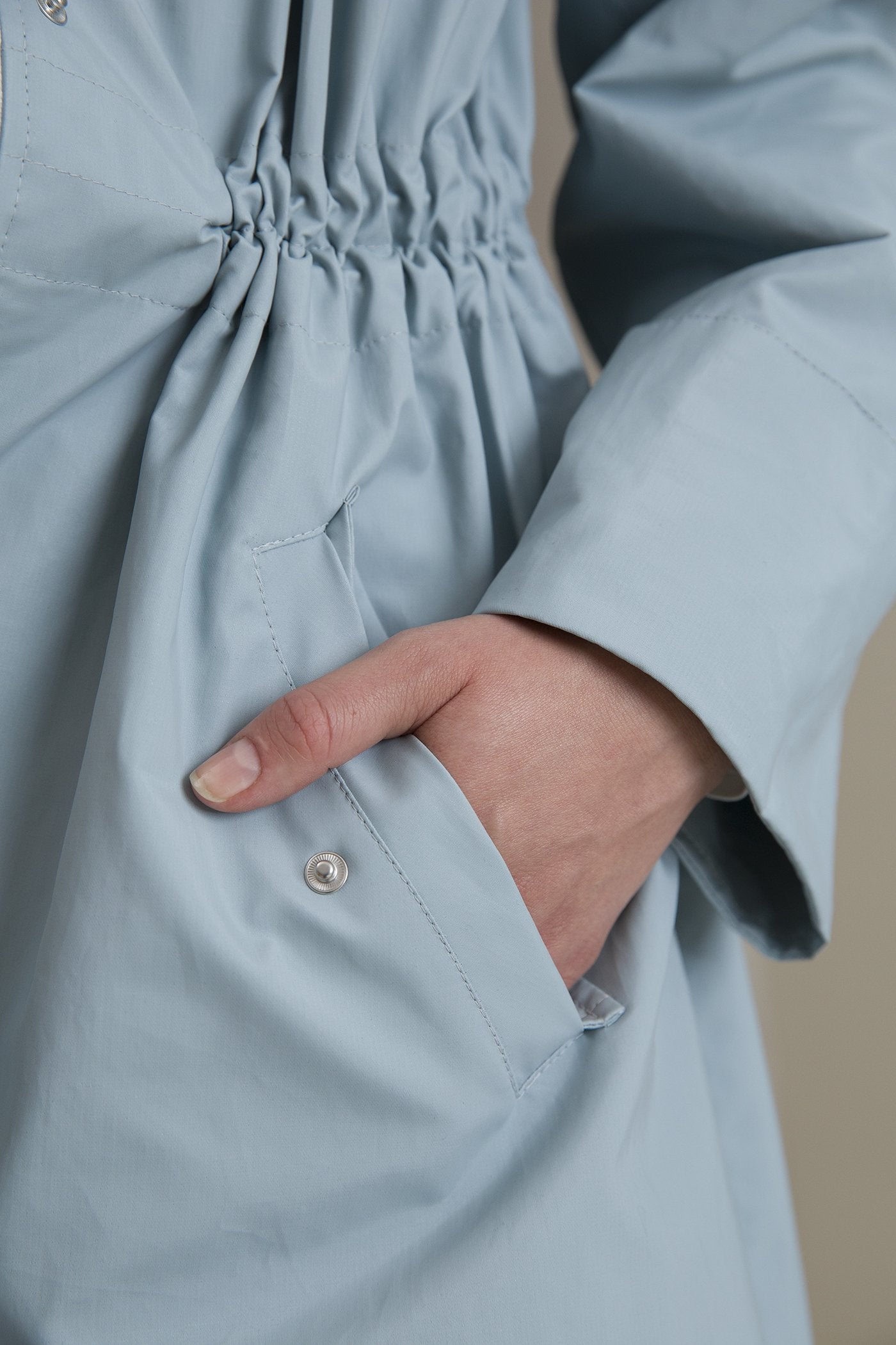 Irene Parka Coat Aqua