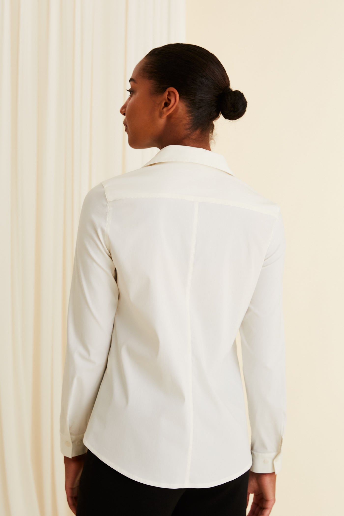 Kielo Cotton Blouse Soft White