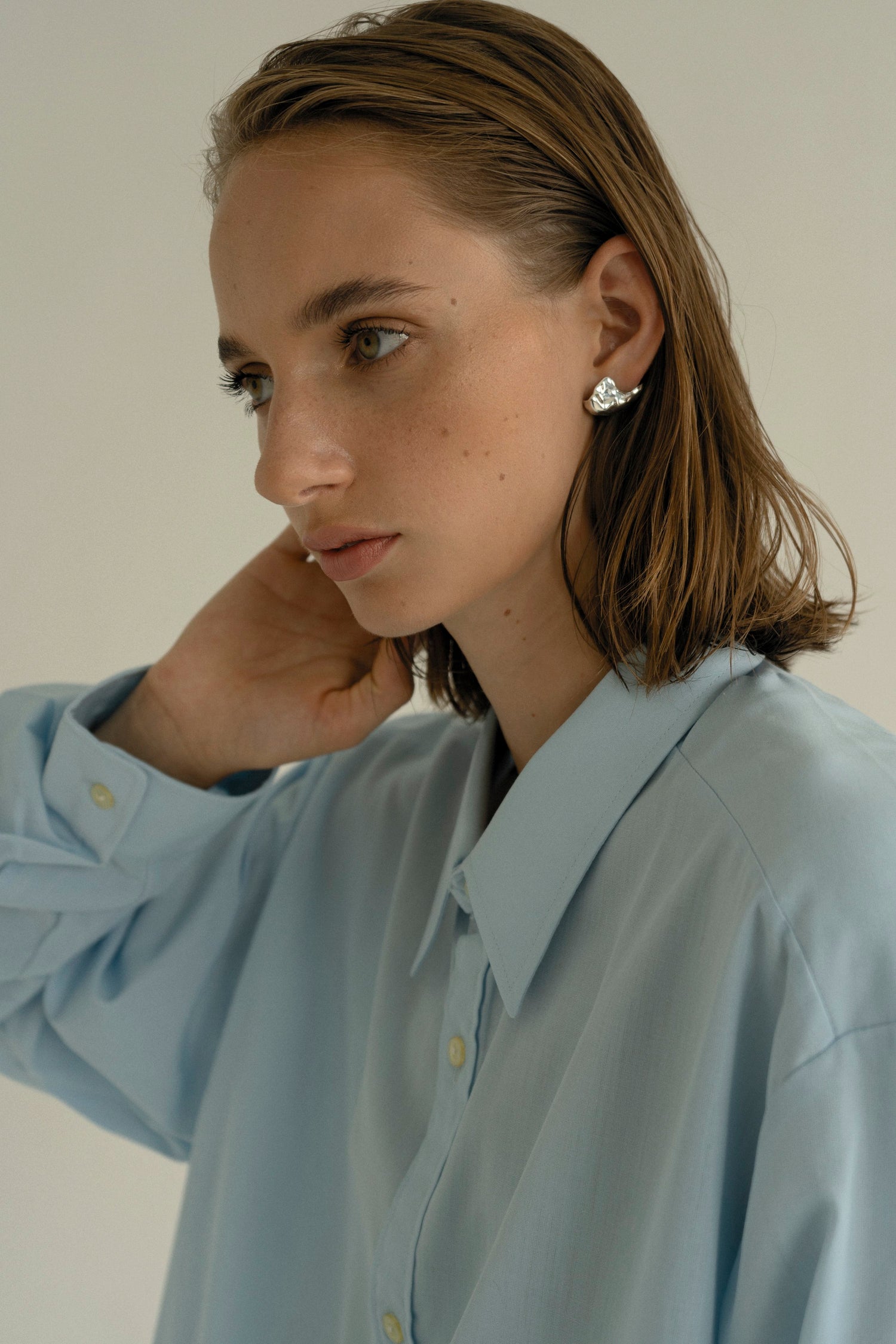 Vice Versa Silver Earrings