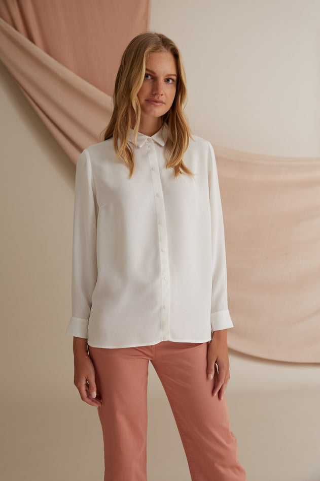 Kristina Classic Shirt Soft White