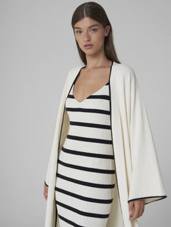 Sabba Dress Striped Black/White