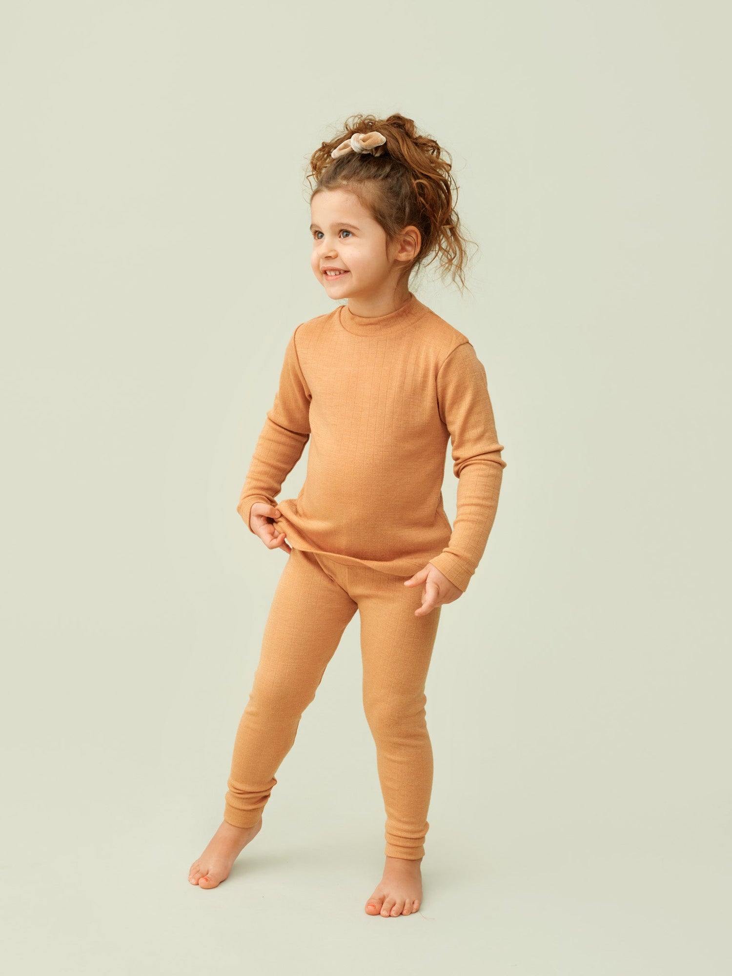 Merino Wool Leggings Biscuit