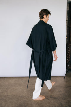 Black Tencel Kimono