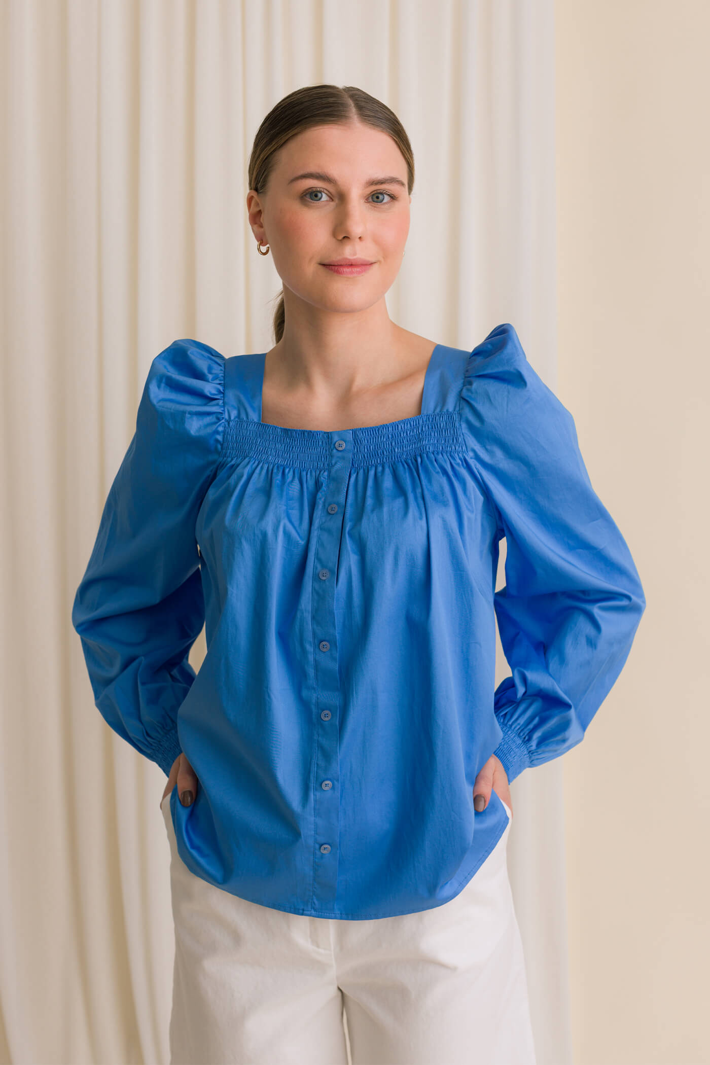 Mazie Blouse Sky Blue