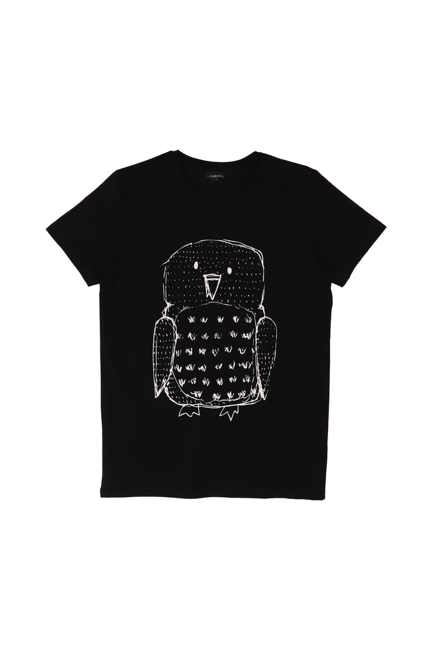 Men's Owl T-Shirt Black
