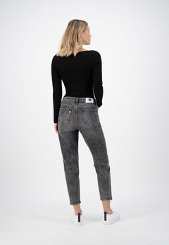 Mams Stretch Tapered Jeans Heavy Stone Black