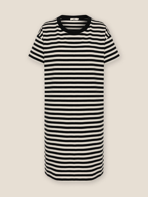 Organic Cotton Stripe T-Shirt Dress