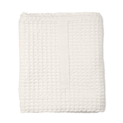 Big Waffle Towel Blanket White