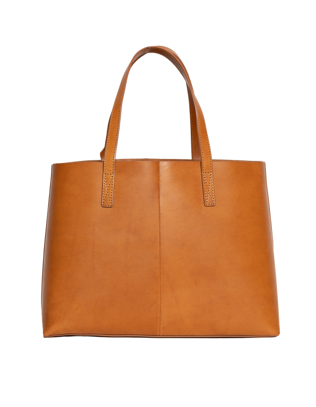 Sam Classic Leather Shopper Bag Cognac