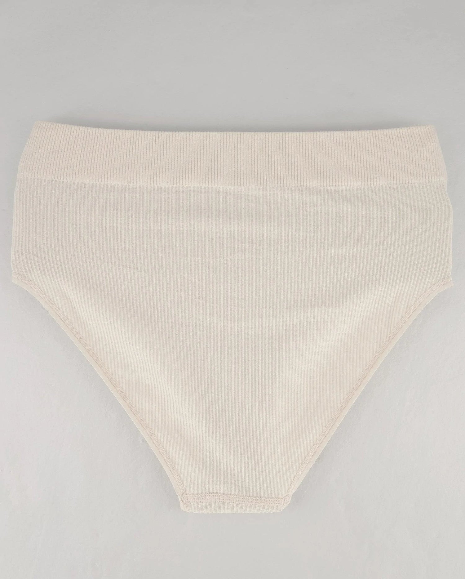 Seamless Ribbed High Cut Briefs Crispy Cream