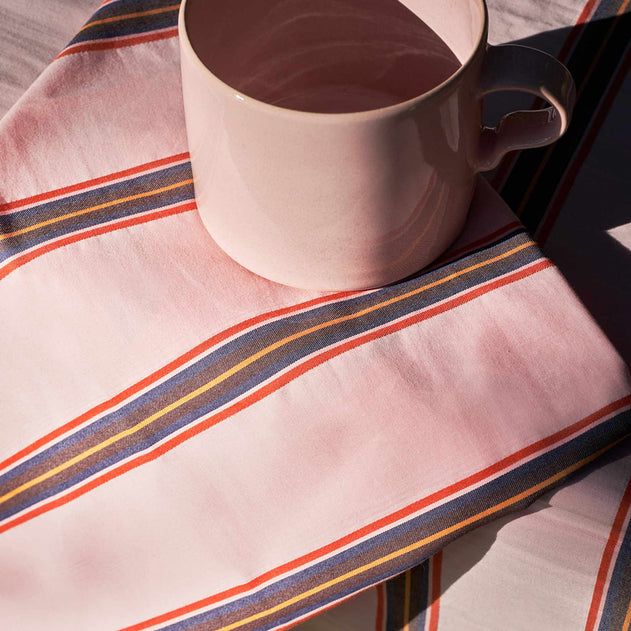 Tablecloth Pink Stripe