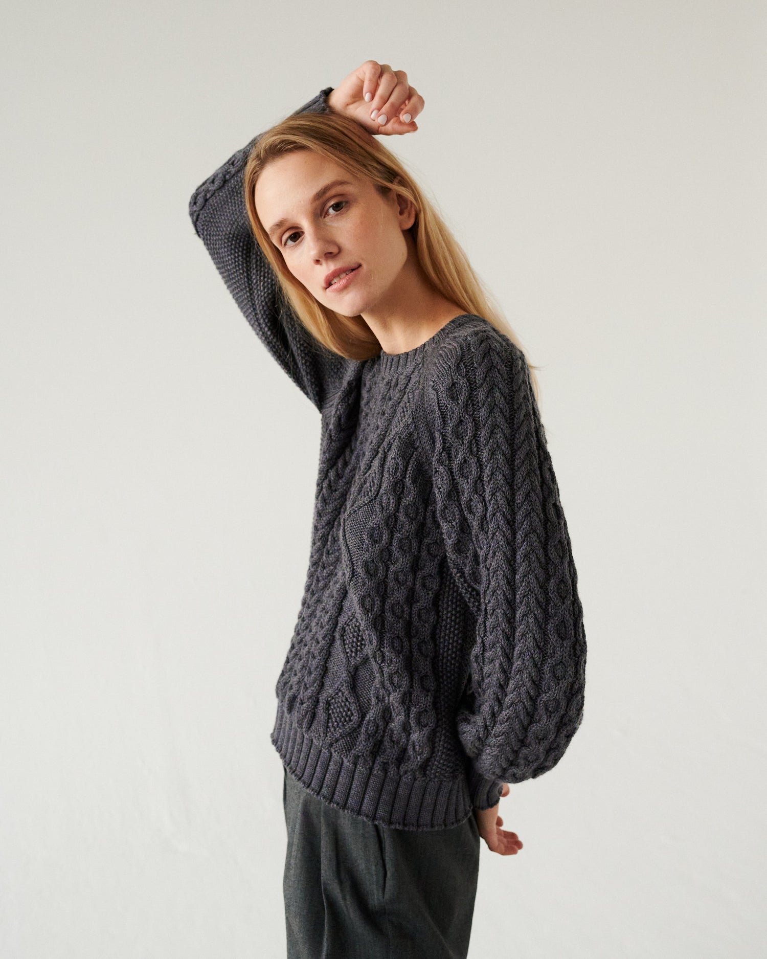 Harmonija Merino Wool Sweater Smoke