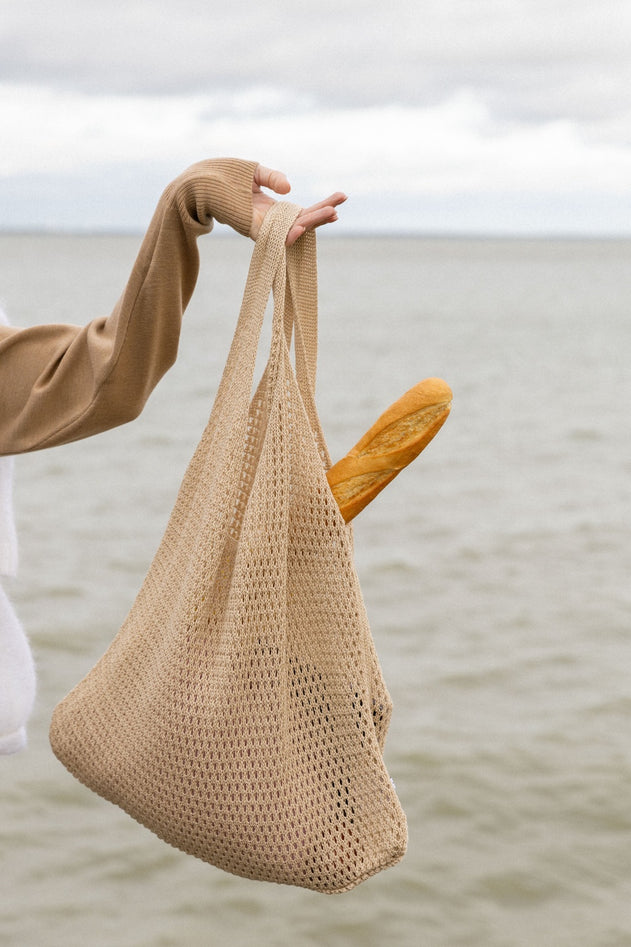 Mare Linen Summer Bag Sand