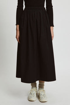 Fisher Cotton Poplin Skirt