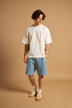 Men's Trendsplant x Antonyo Marest Keychain Oversized Heavy T-Shirt Foam White