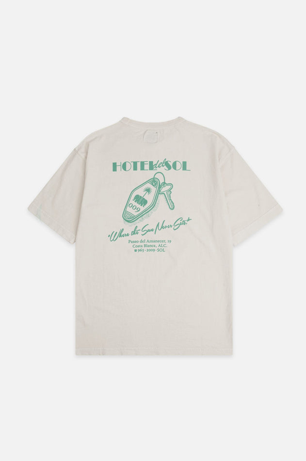 Men's Trendsplant x Antonyo Marest Keychain Oversized Heavy T-Shirt Foam White