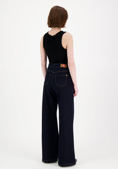 Eva Flared Jeans Dark Blue