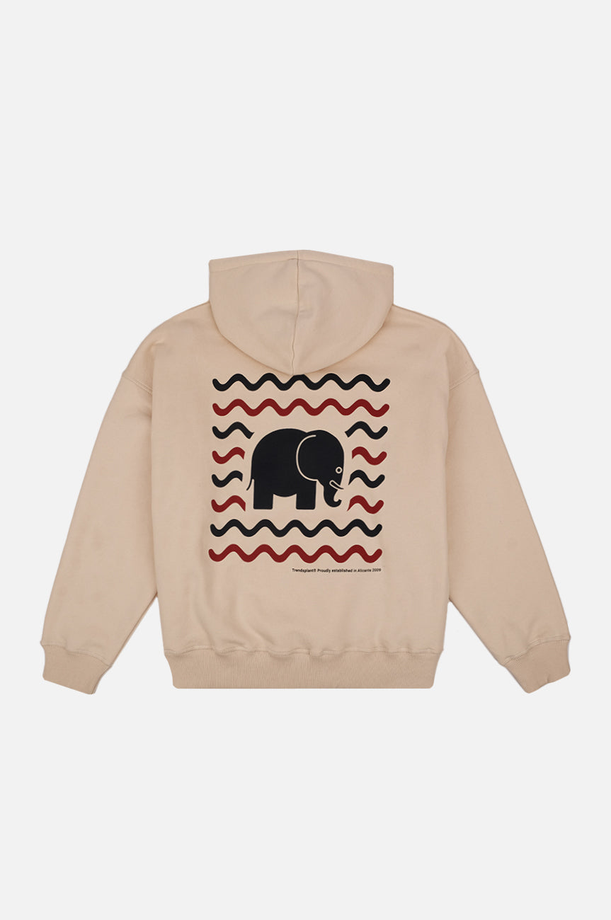 Explanada Women's Organic Oversized Hoodie Ivory
