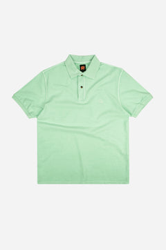 Men's Essential Pigment Polo Dusty Aqua