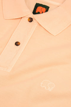 Men's Essential Pigment Polo Buttercream